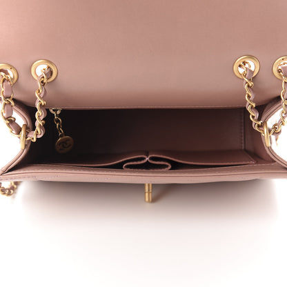 Chanel Lambskin Chevron Quilted Flap Beige 5 of 11