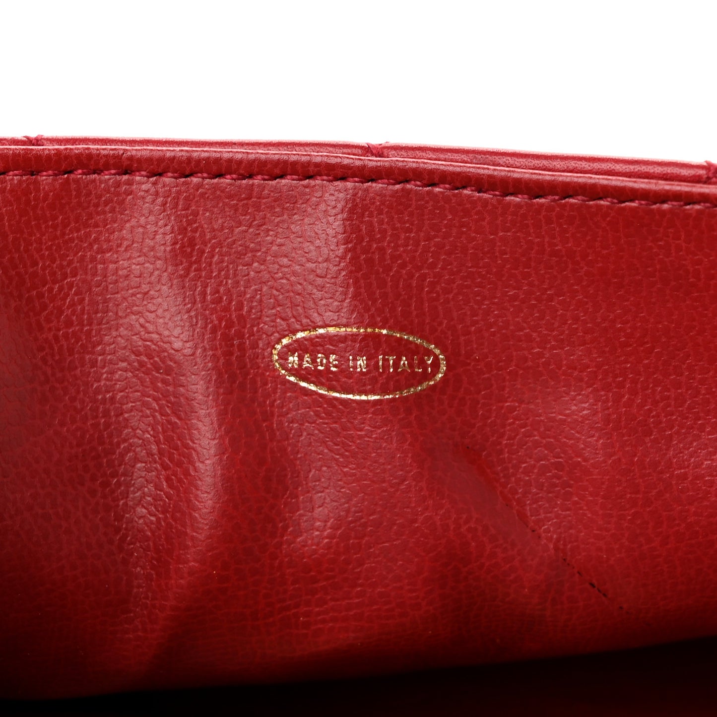 Lambskin Quilted Flap Waist Belt Bag 75 30 Red