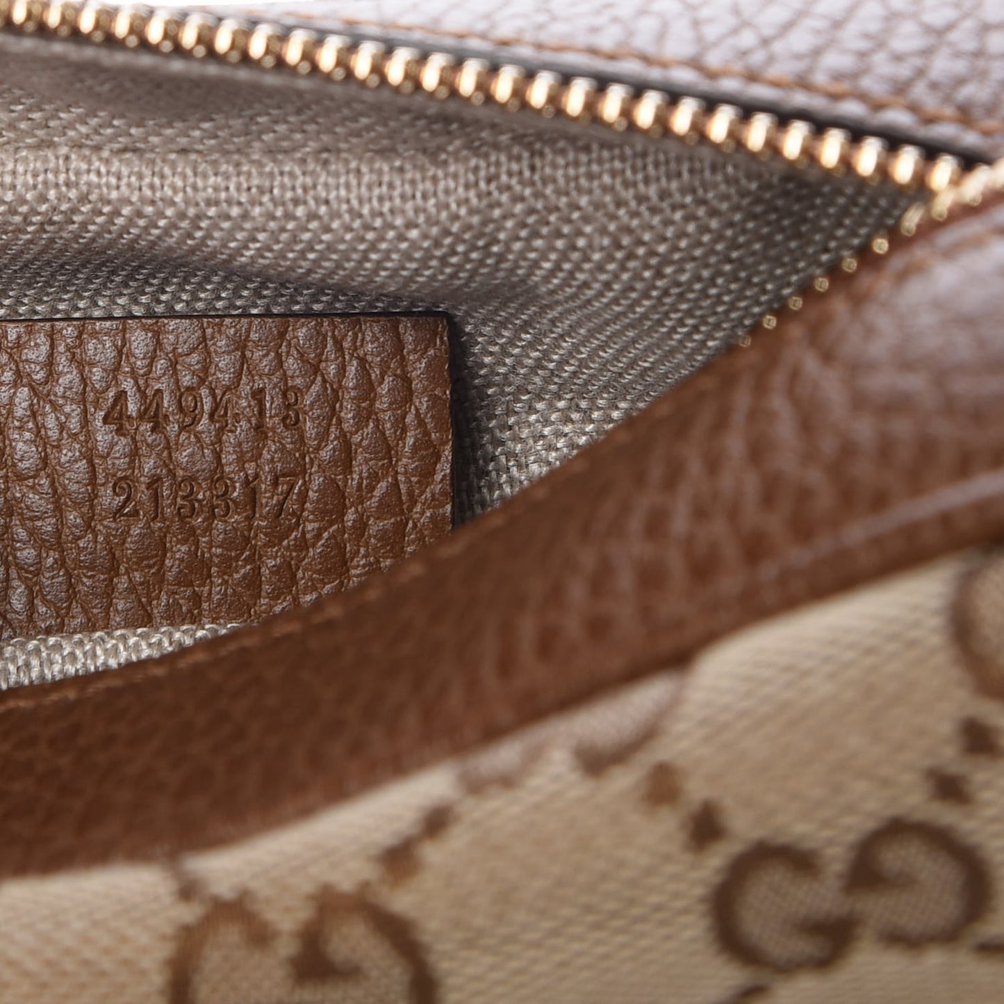 Monogram Mini Bree Messenger Bag Beige Tabacco