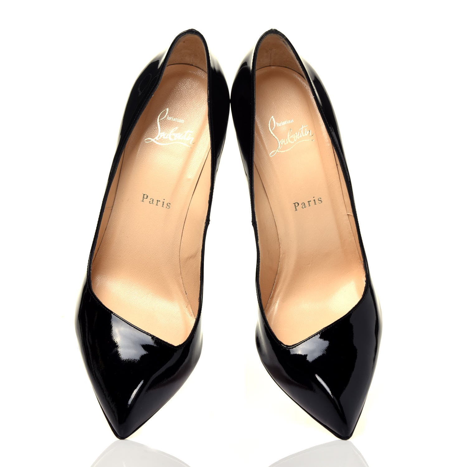 Christian Louboutin Patent Corneille 100 Pumps 40.5 Black 5 of 8