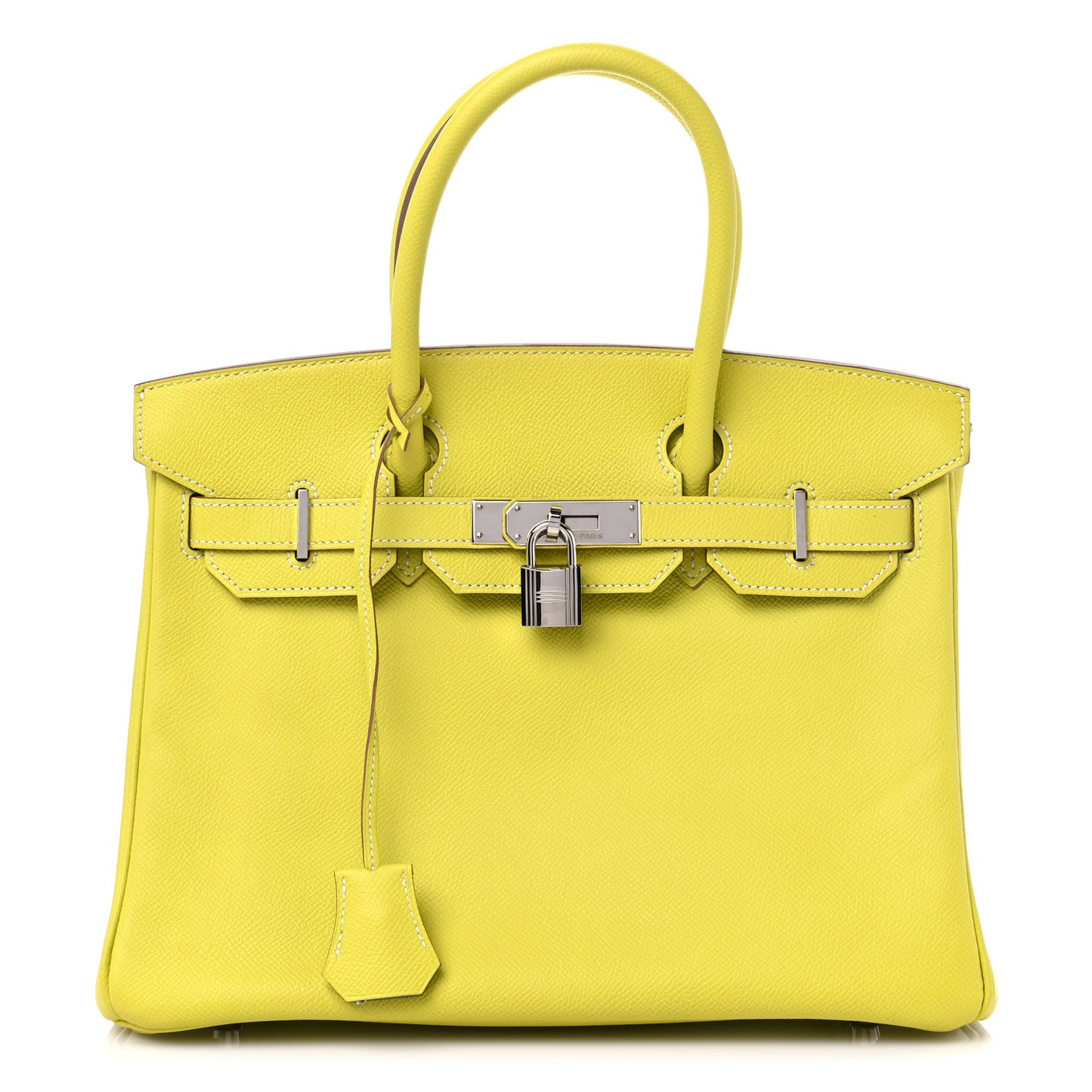 Epsom Candy Birkin 30 Lime Gris Perle
