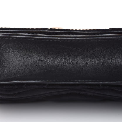 Gucci Velvet Matelasse GG Marmont Mini Bag Black 9 of 12