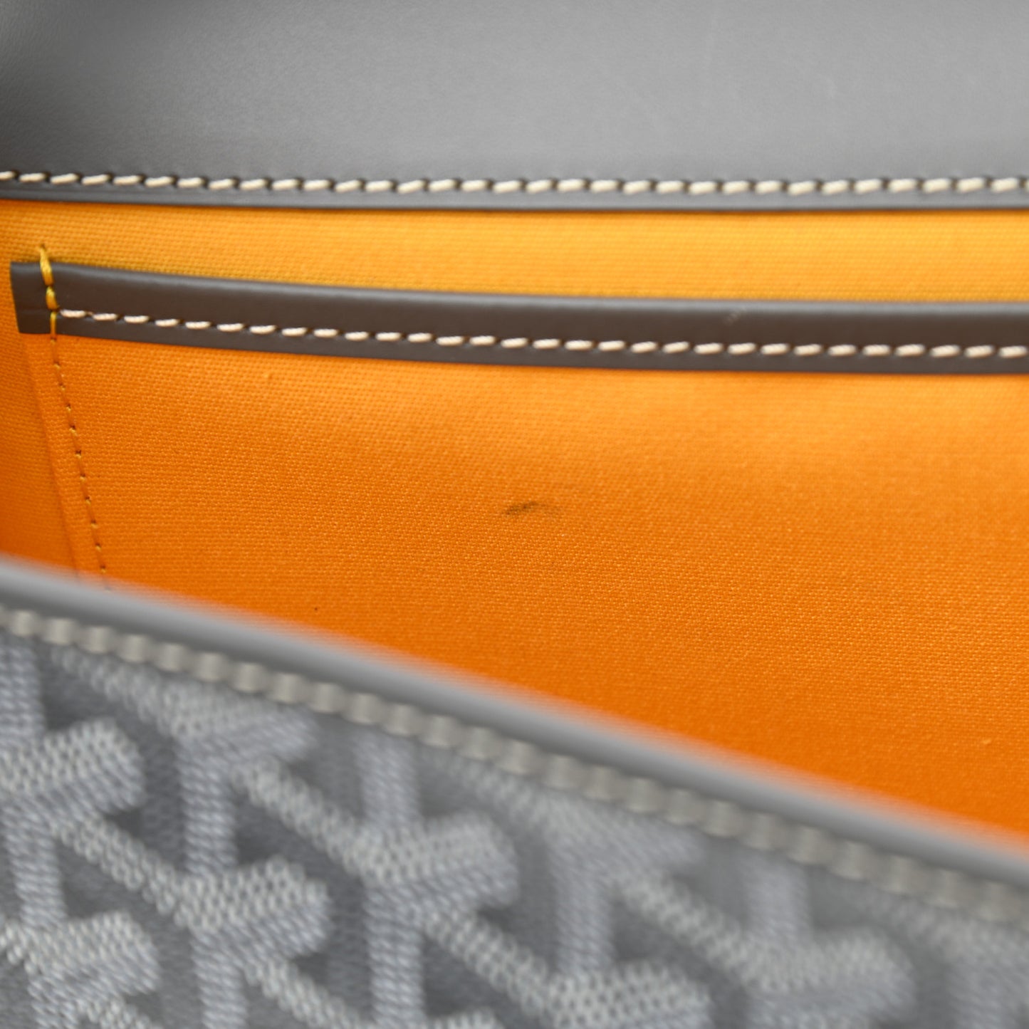 Goyardine Belvedere II MM Messenger Bag Grey
