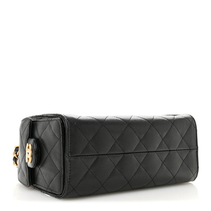 Chanel Caviar Quilted Mini Chanel 25 Handbag Black 4 of 11