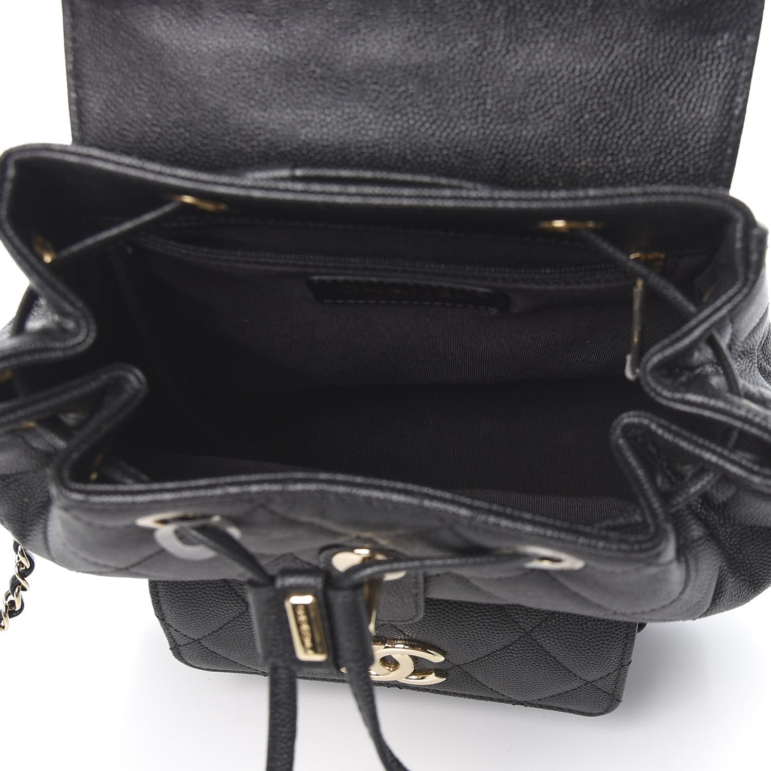 Chanel Caviar Quilted Backpack Bag Black 4 of 8