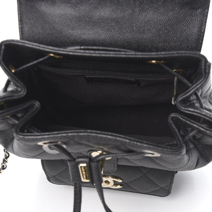 Chanel Caviar Quilted Backpack Bag Black 4 of 8