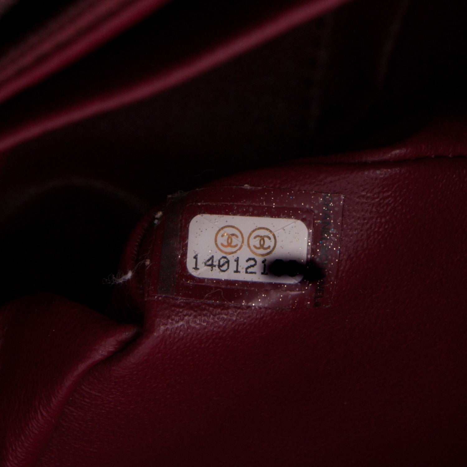 Chanel Caviar Maxi Single Flap Dark Red 8 of 8