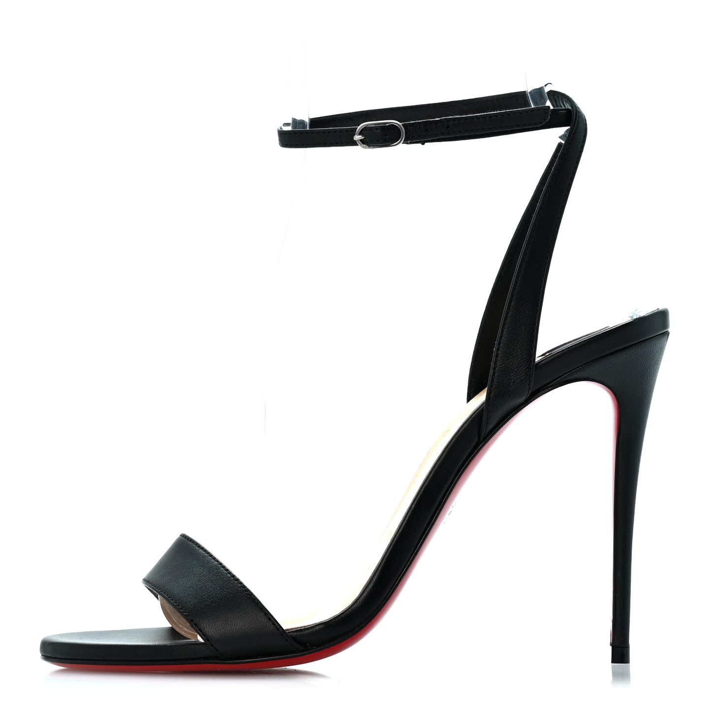 Nappa Loubi Girl 100 Sandals  38 Black