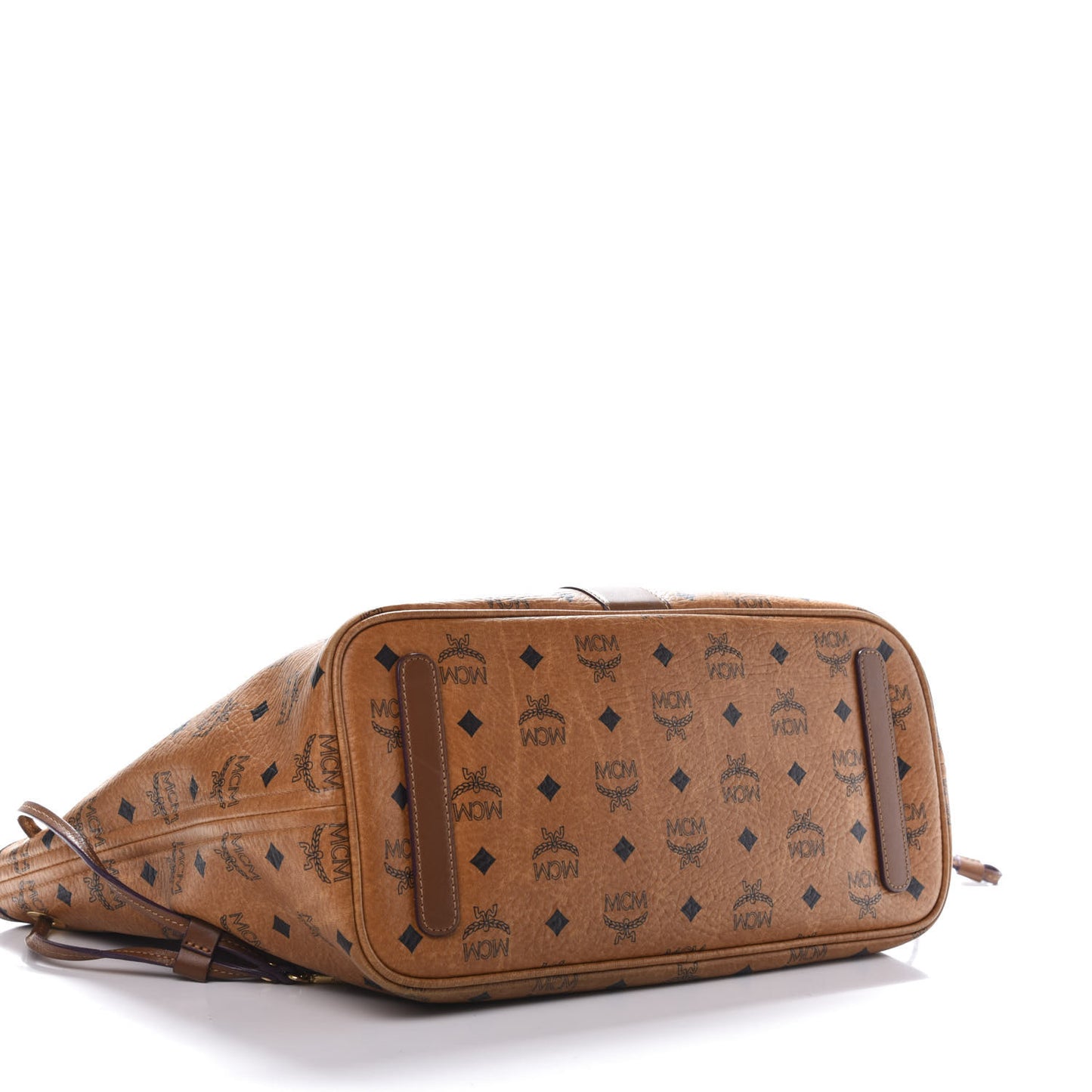 Visetos Medium Liz Reversible Shopper Tote Cognac