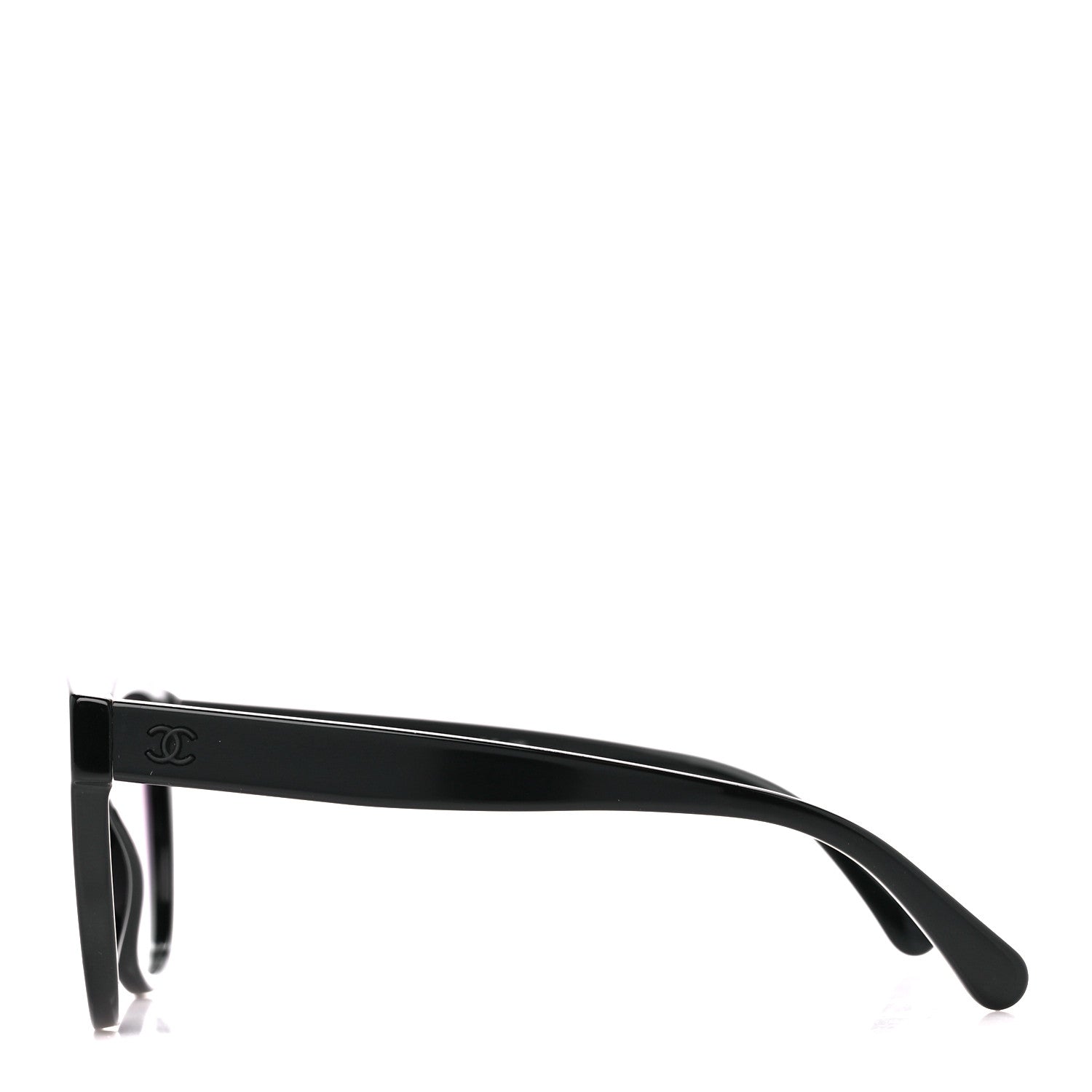 Chanel Acetate CC Butterfly Sunglasses 5414 Black Green 3 of 11