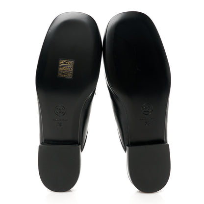 Chanel Shiny Calfskin Crystal CC Mules 36 Black 4 of 7
