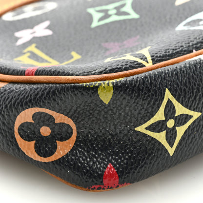 Louis Vuitton Monogram Multicolor Pochette Accessories Black 7 of 11