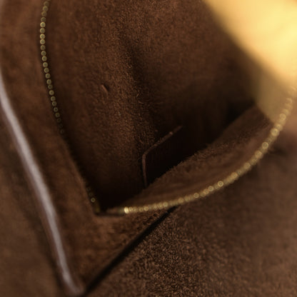 Celine Natural Calfskin Sangle Bucket Bag Dark Brown 7 of 15