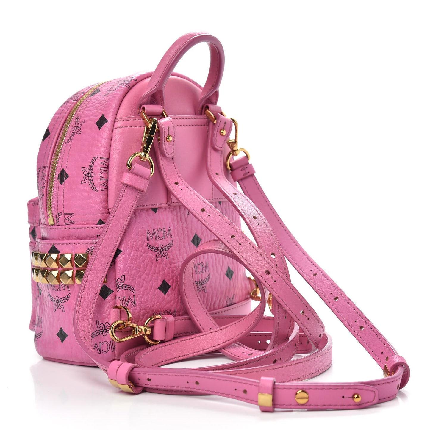 Visetos Side Stud X-Mini Stark Bebe Boo Backpack Pink