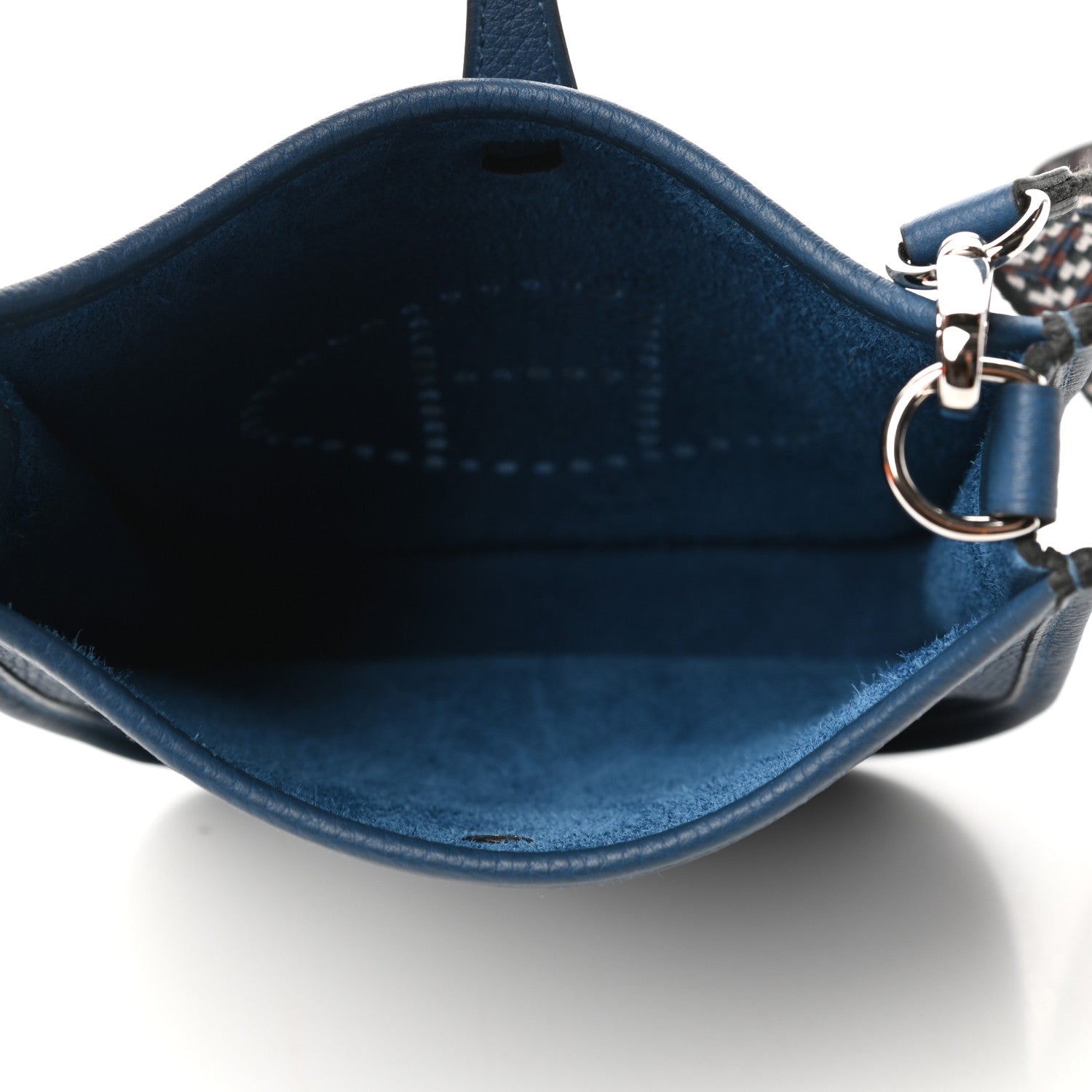 Hermes Taurillon Clemence Zigzag Evelyne TPM Deep Bleu Bleu Zellige Indigo Black 5 of 10