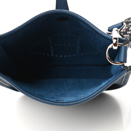 Hermes Taurillon Clemence Zigzag Evelyne TPM Deep Bleu Bleu Zellige Indigo Black 5 of 10