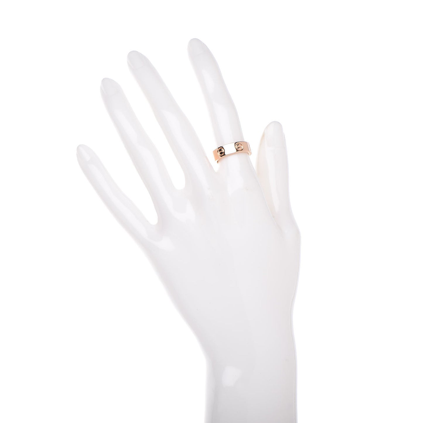 18K Pink Gold 5.5mm LOVE Ring 50 5.25