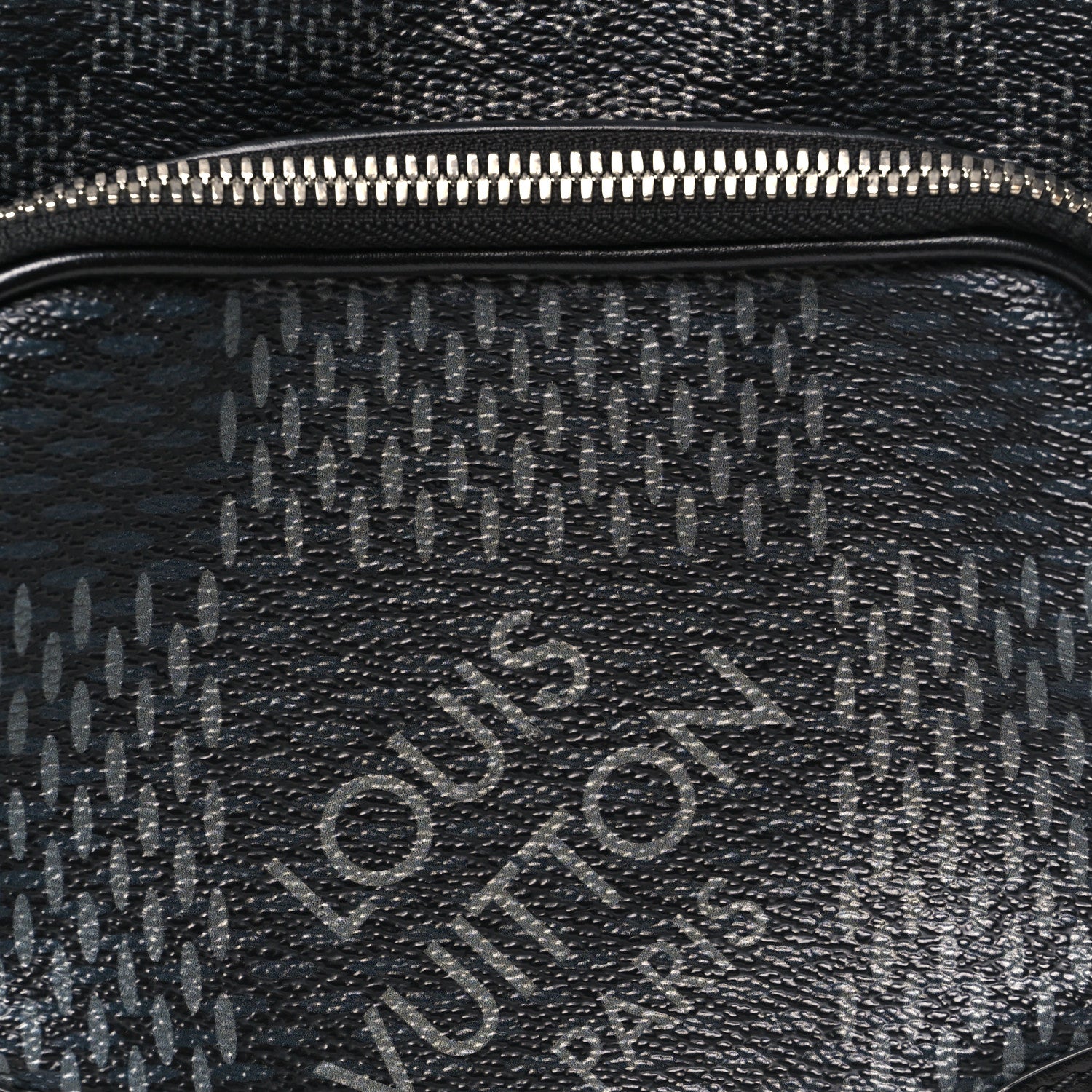 Louis Vuitton Damier Graphite 3D Amazone Sling Bag Black 7 of 9