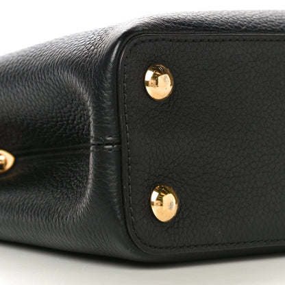 Louis Vuitton Taurillon Capucines BB Black 9 of 10