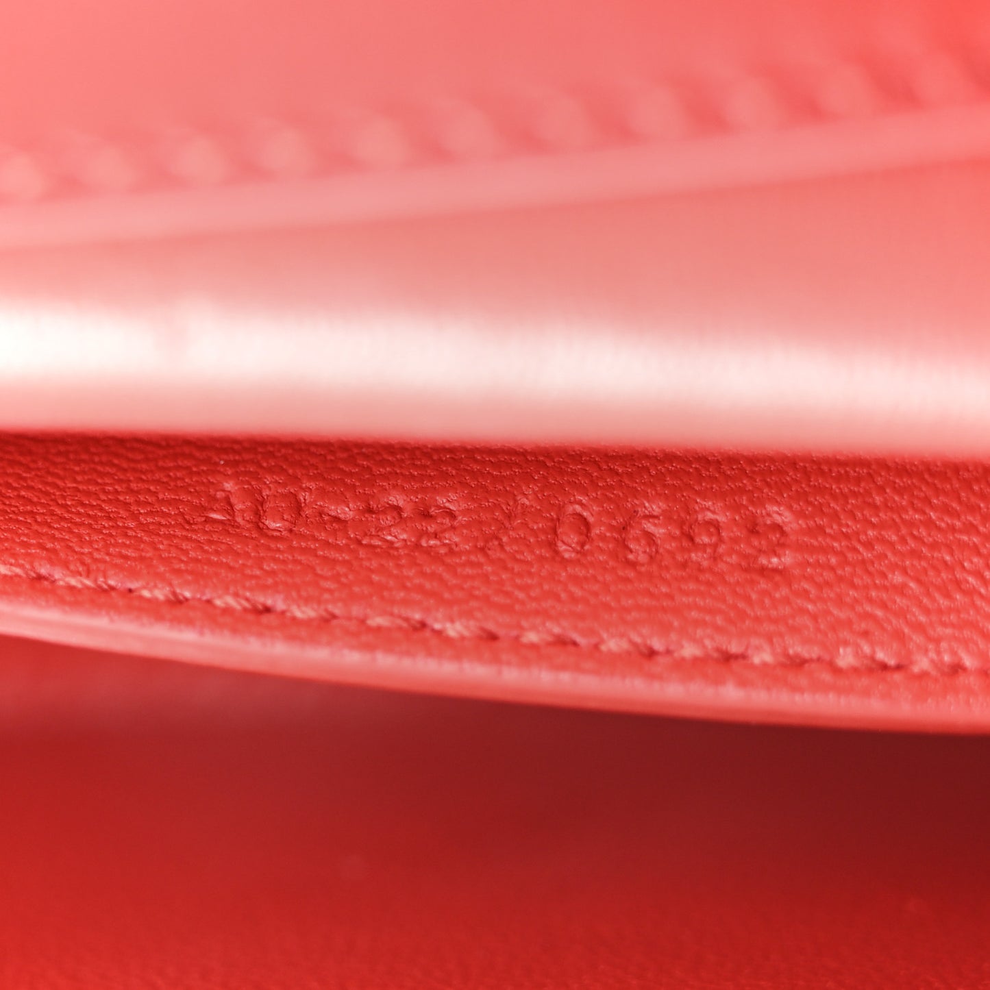 Dappled Calfskin XS Fiamma Crossbody Flame Red