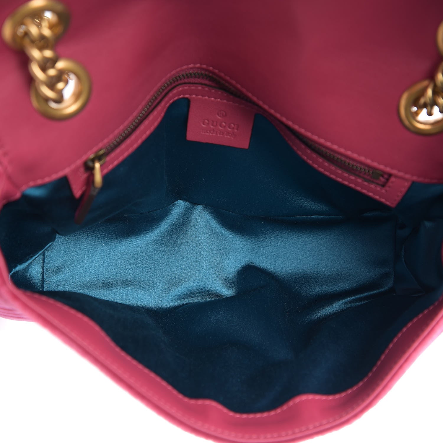 Gucci Velvet Matelasse Small GG Marmont Shoulder Bag Light Raspberry Rose 4 of 9