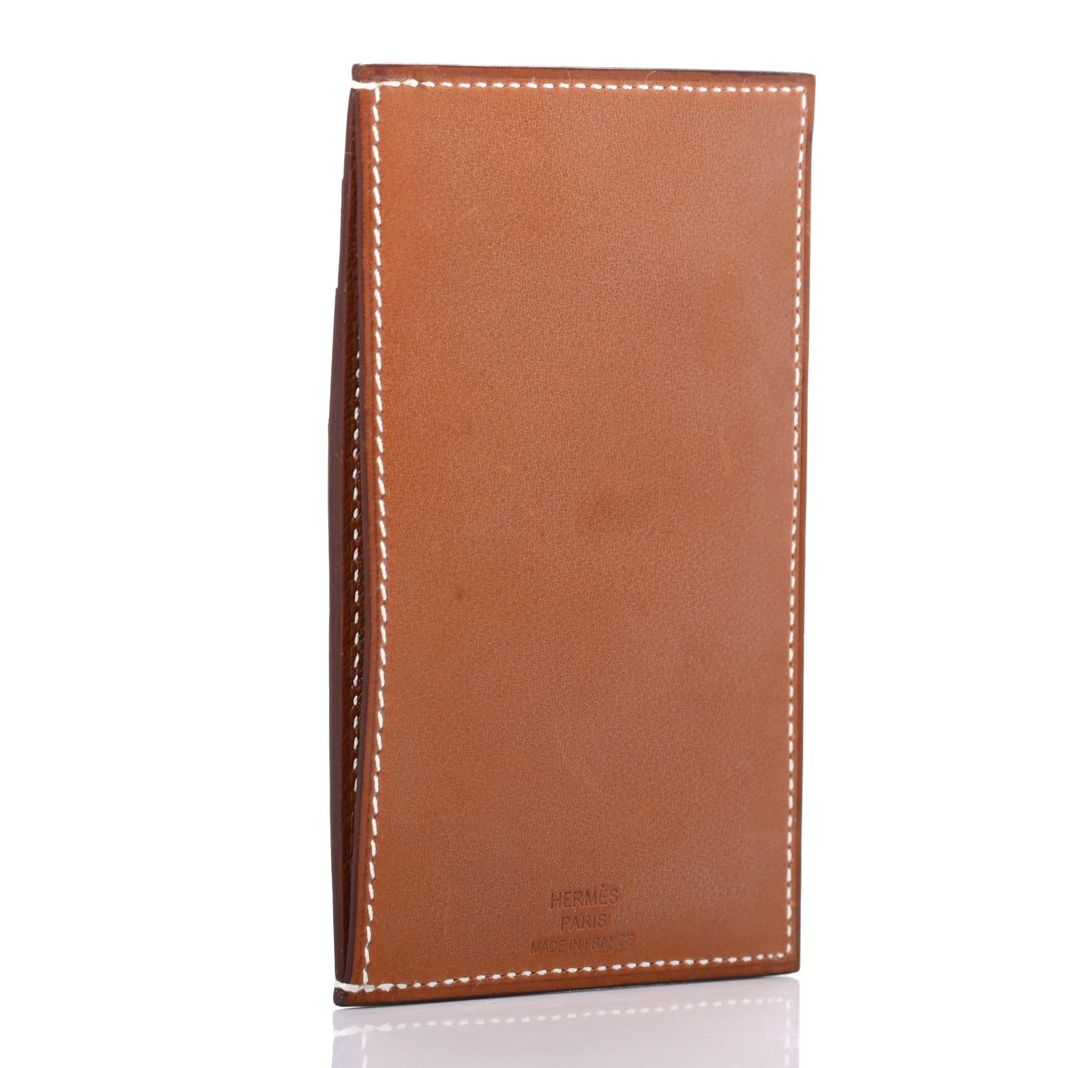Hermes Epsom Barenia Evercolor Rooroo 3CC Card Holder Fauve Craie Bleu De Malte 3 of 6