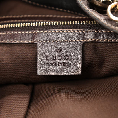 Gucci Monogram Large Wave Hobo Dark Brown 6 of 13