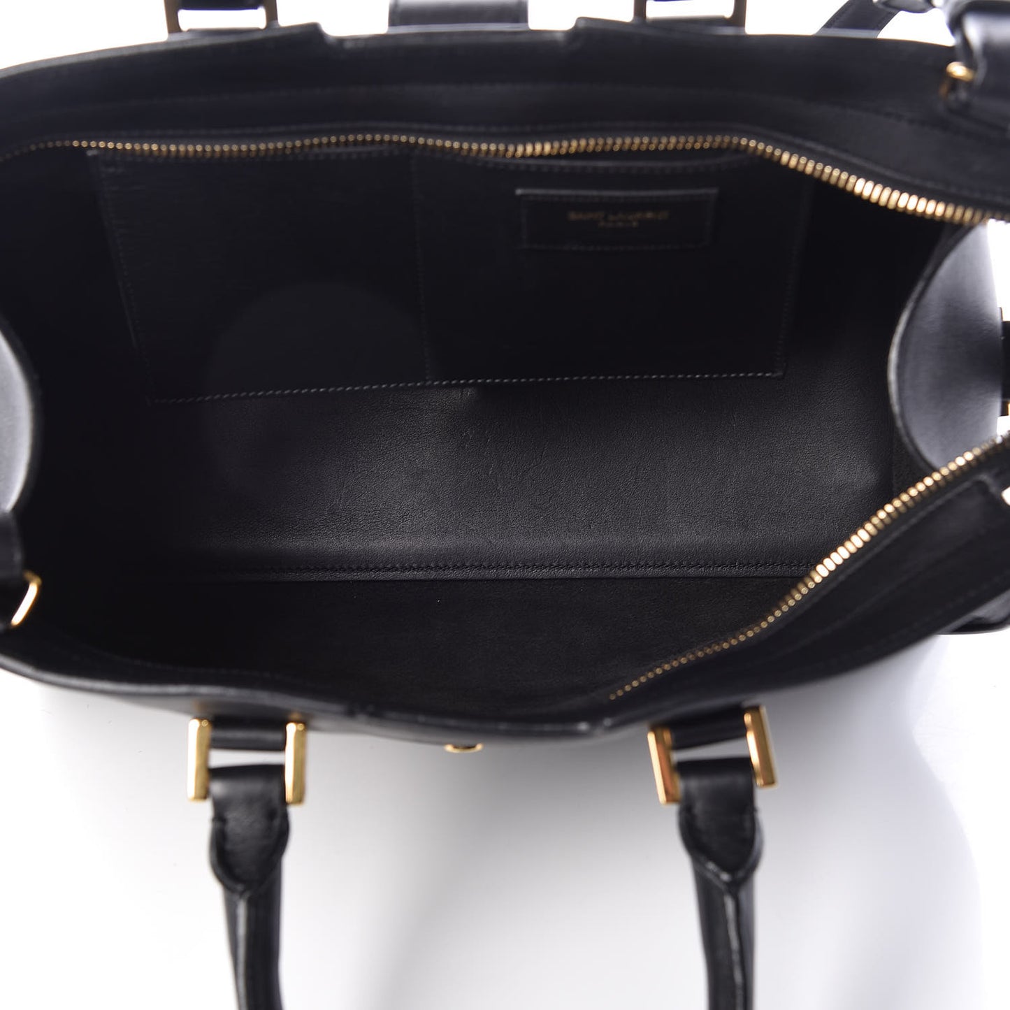 Smooth Calfskin Small Monogram Cabas Black