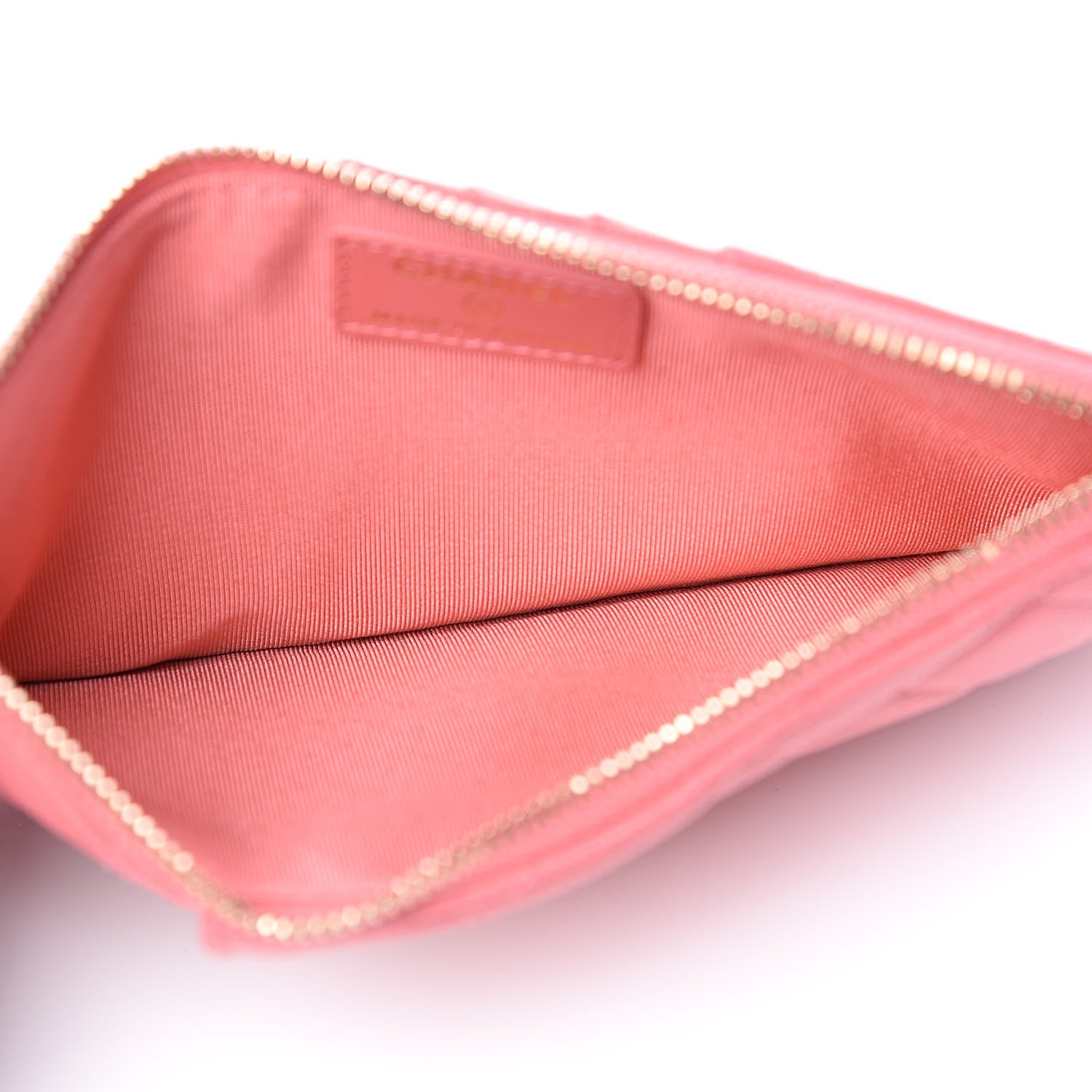Chanel Caviar Quilted Classic Flat Wallet Pouch Pink 5 of 8