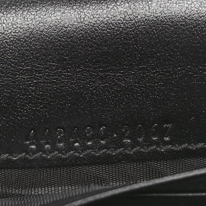 Gucci Calfskin Matelasse GG Marmont Continental Wallet Black 7 of 10