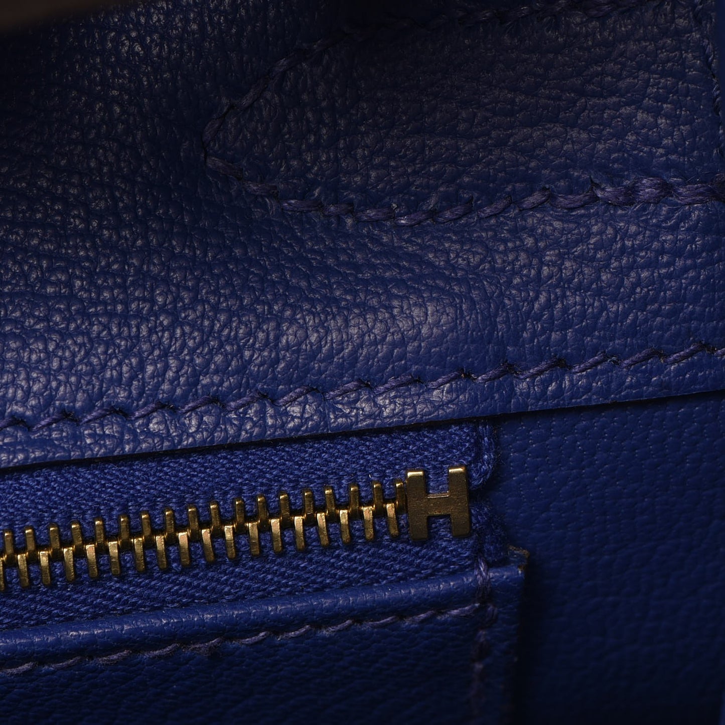 Togo Birkin 30 Bleu Electrique