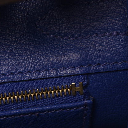 Hermes Togo Birkin 30 Bleu Electrique 29 of 34