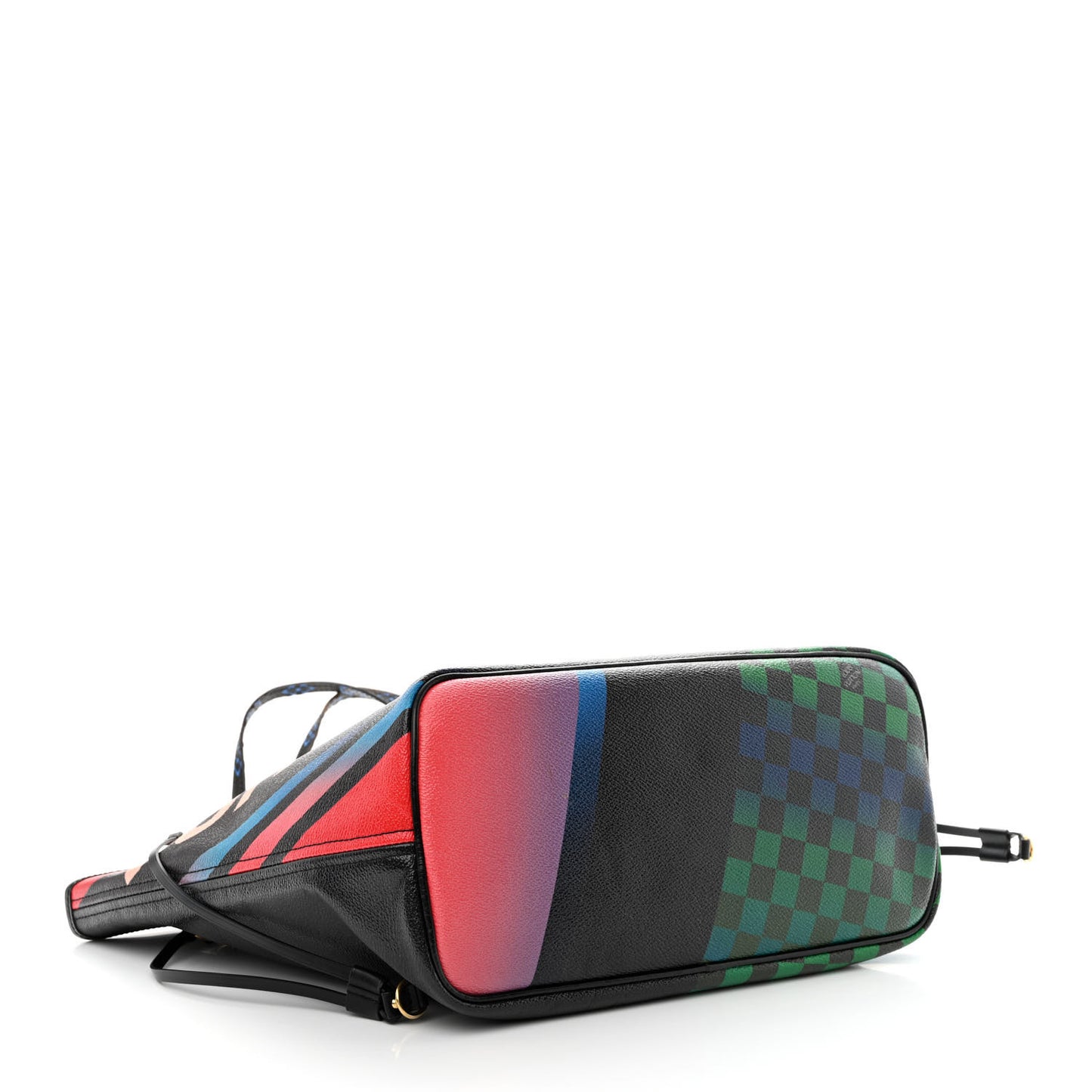 Damier Race Neverfull MM Noir Rouge