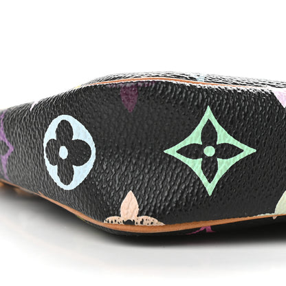 Louis Vuitton Monogram Multicolor Pochette Accessories Black 7 of 9