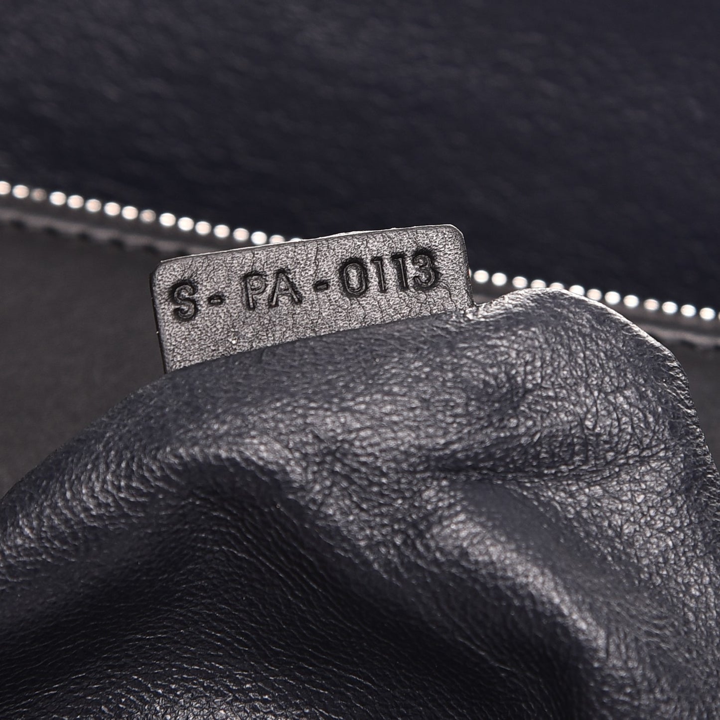 Calfskin Suede Tri-Color Double Zip Trapeze Sand