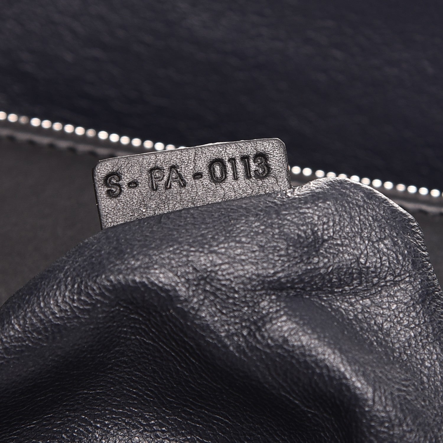 Celine Calfskin Suede Tri-Color Double Zip Trapeze Sand 7 of 8