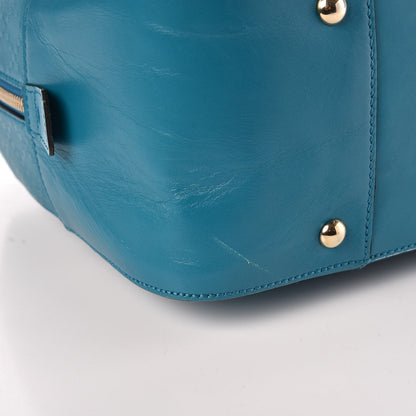 Gucci Calfskin Bright Diamante Top Handle Bag Deep Cobalt 16 of 21