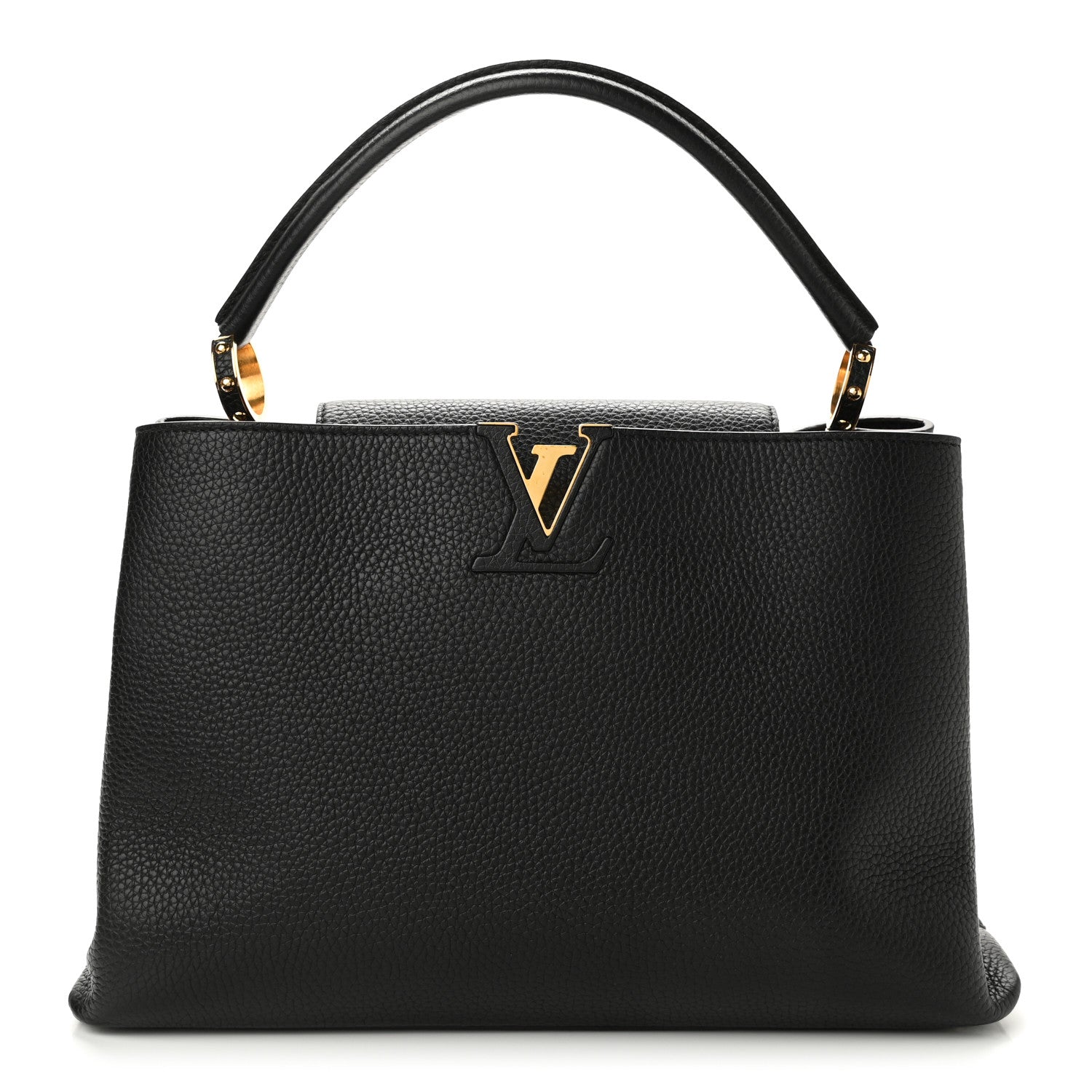 Louis Vuitton Taurillon Capucines MM Cobalt Fuchsia 1 of 11