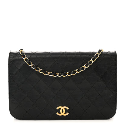 Chanel Lambskin Quilted Small Single Flap Bag Black 1 of 13