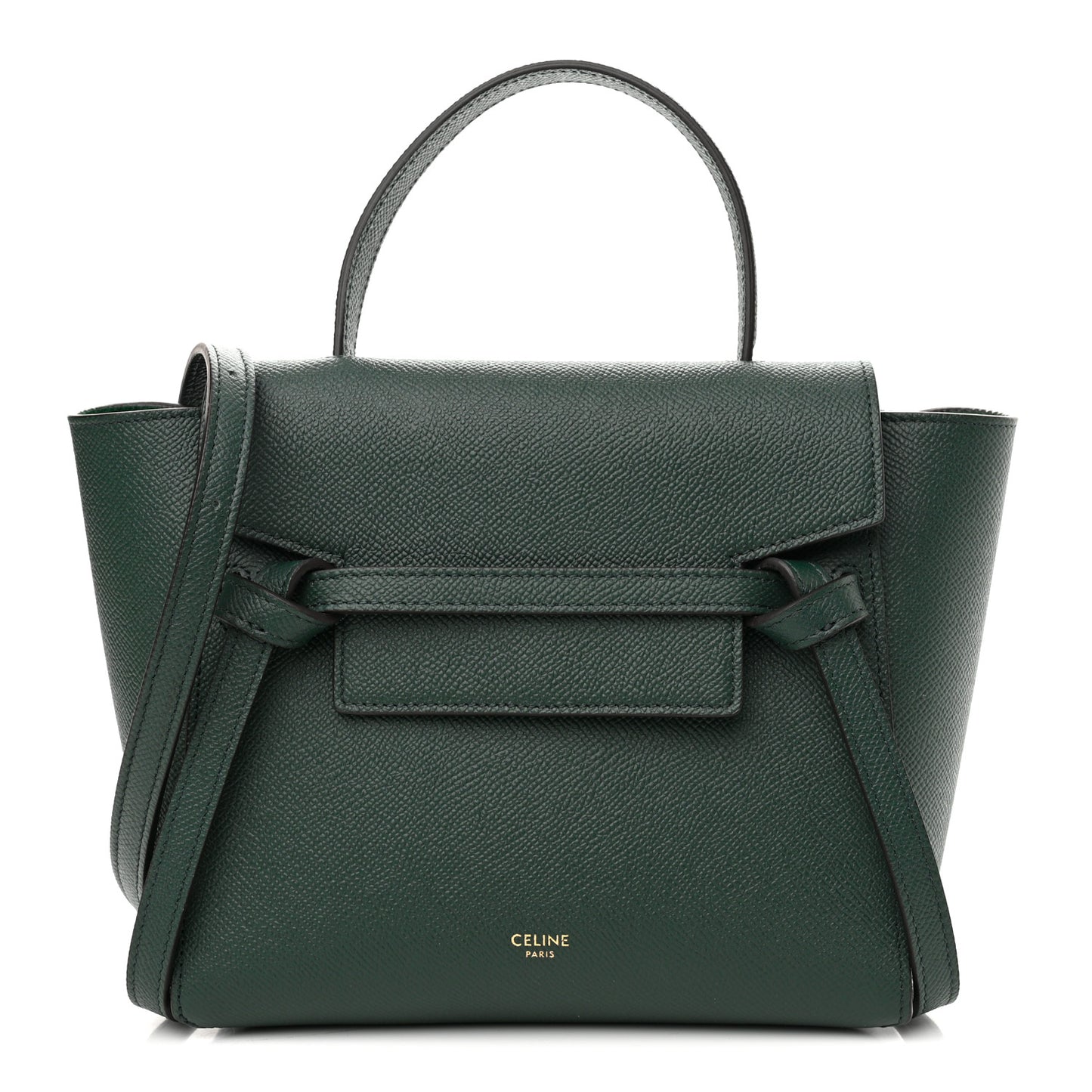 Grained Calfskin Nano Belt Bag Amazone