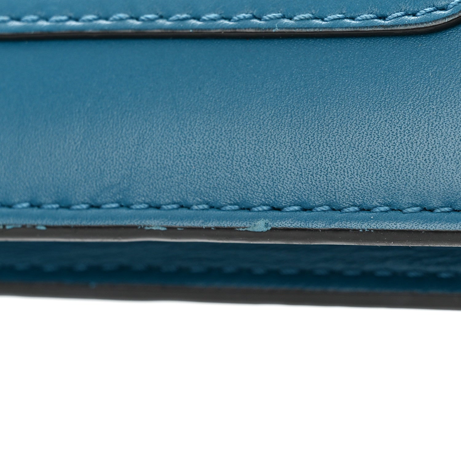 Bulgari Calfskin Serpenti Forever Crossbody Blue 20 of 30
