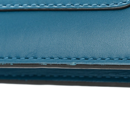 Bulgari Calfskin Serpenti Forever Crossbody Blue 20 of 30