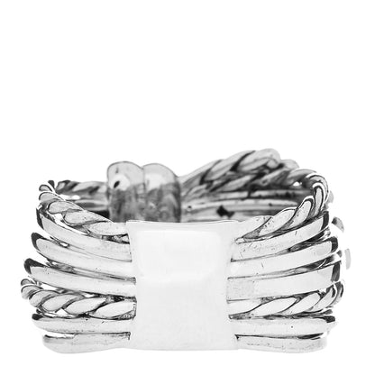 David Yurman Sterling Silver Diamond Angelika Ring 57 8 3 of 6