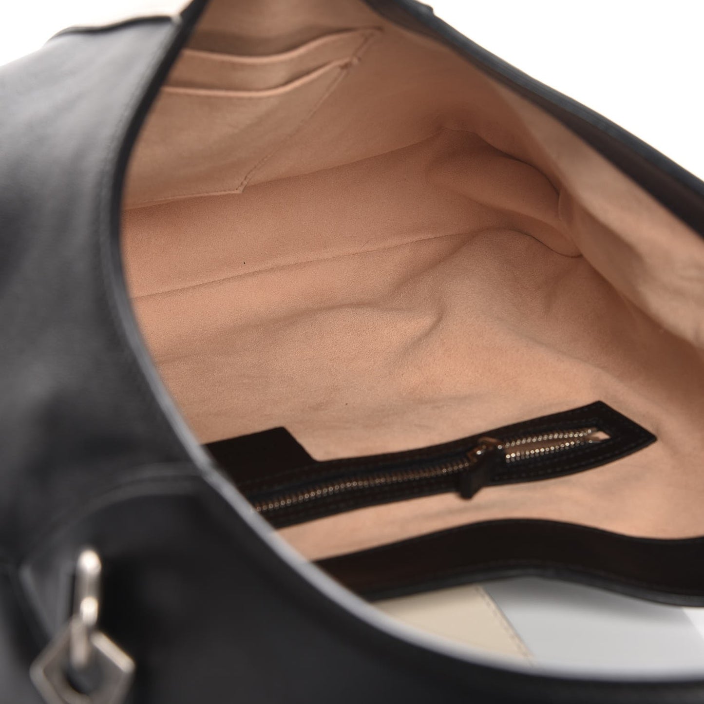 Calfskin Web Medium Dionysus Hobo Black White