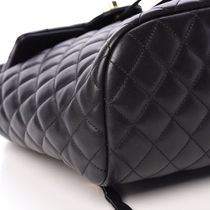 Chanel Calfskin Quilted Small Urban Spirit Backpack Black 16 of 28