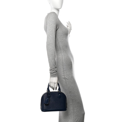 Louis Vuitton Epi Alma BB Indigo 2 of 9