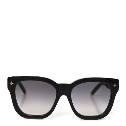 Louis Vuitton Acetate My Monogram Square Sunglasses Z1523E Black 2 of 7