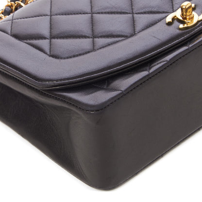 Chanel Lambskin Quilted Medium Single Flap Black 6 of 10