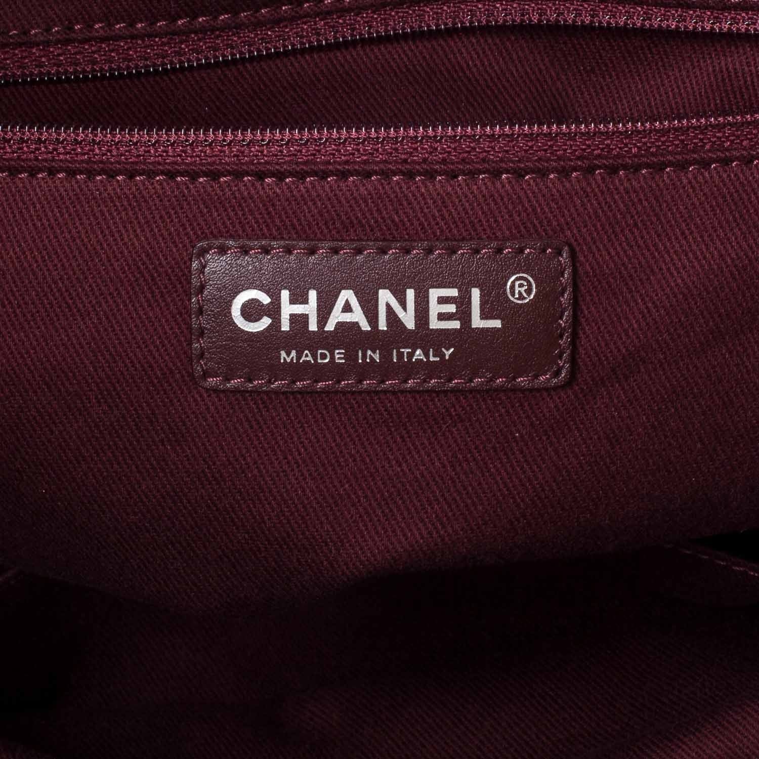 Chanel Iridescent Calfskin Small In The Mix Tote Navy 8 of 11