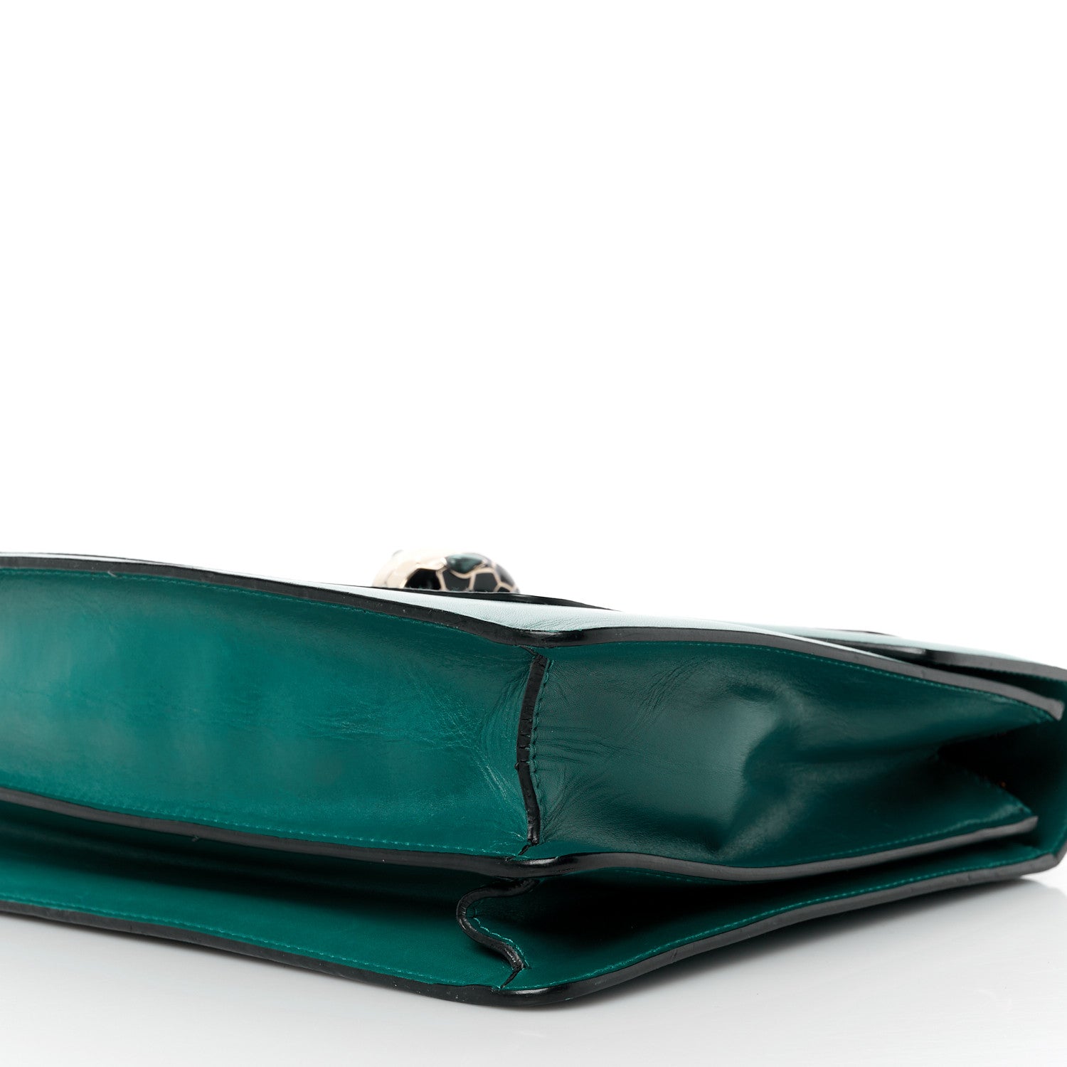 Bulgari Calfskin Serpenti Forever Crossbody Emerald Green 14 of 18